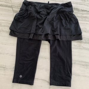 Athleta skirt with legging